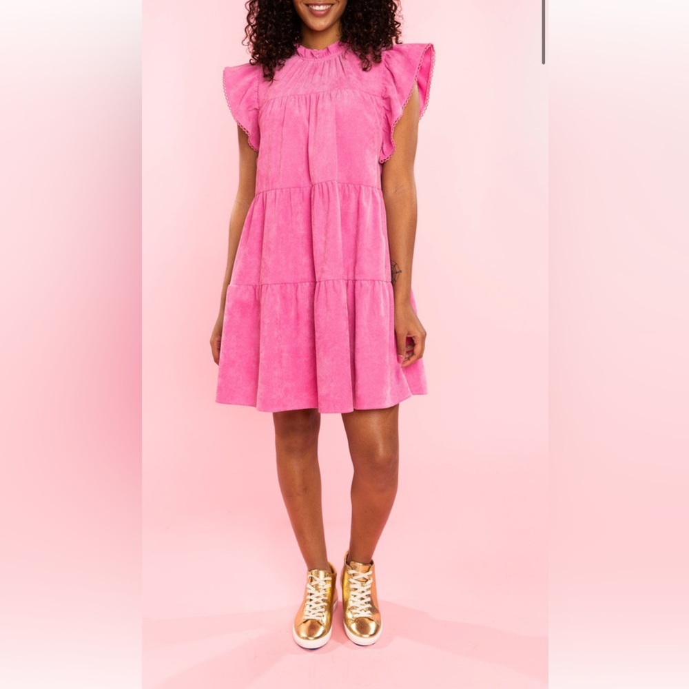 Pink Crosby by Millie Burch - “Millie” Corduroy Dress